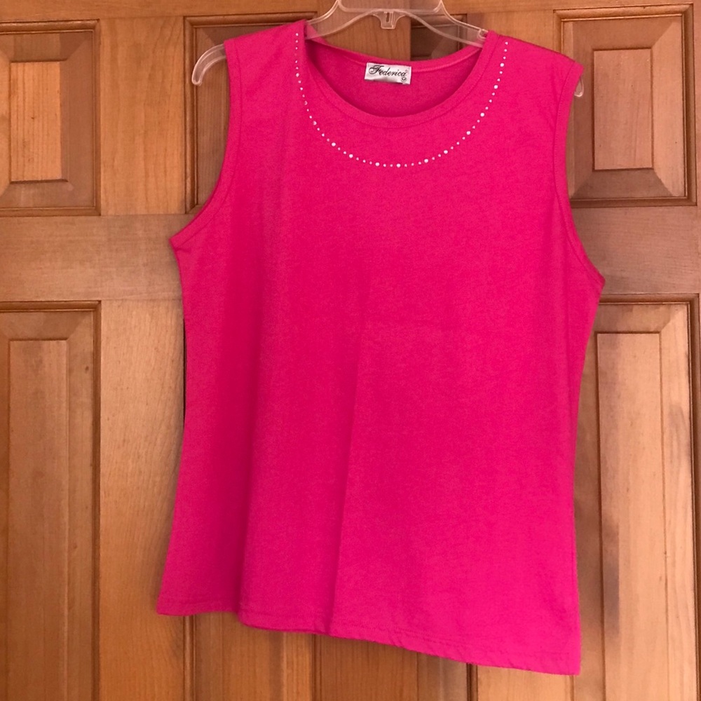 Federica pink tank top